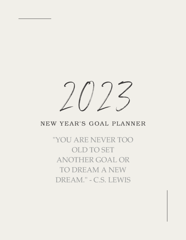 2023 New Year's Goal Planner - Image 2